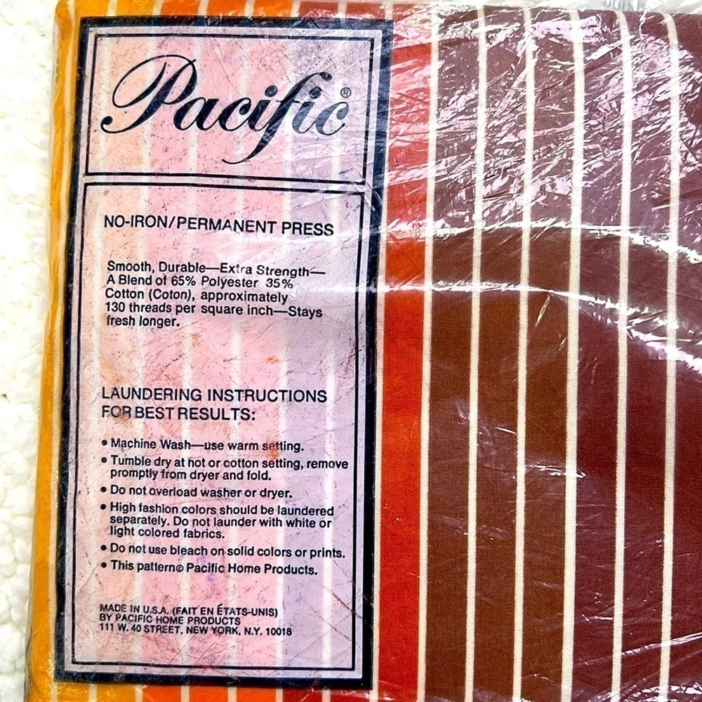 Vintage Pacific Canadian Sunset Full Fitted Sheet